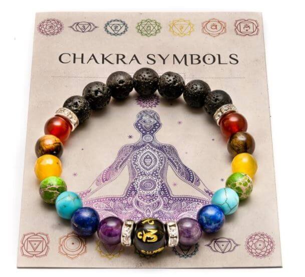 7 Chakra Bracelet with Meaning Card buy online