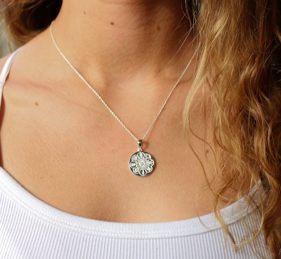 Buddhist Bohemian necklace gift