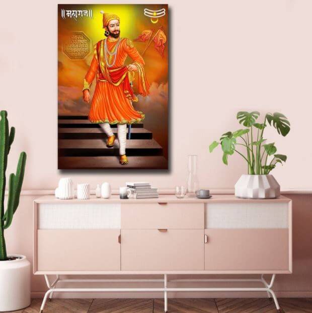 Chhatrapati Shivaji Maharaj Canvas Painting