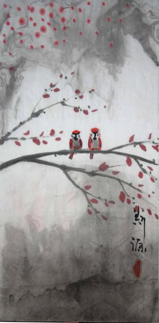 Chinese bird painting