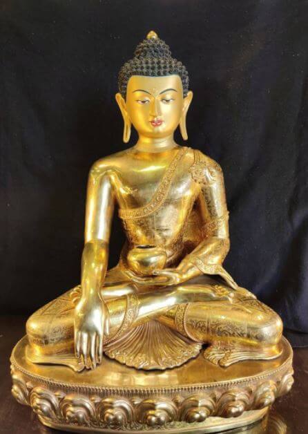 Gold Buddha statue for sale