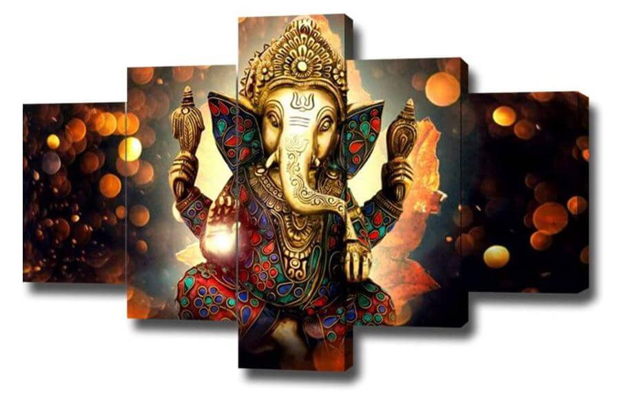 Hindu symbols - Ganesh wall decore