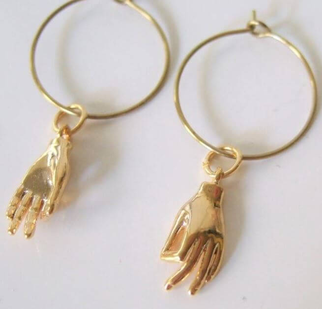Mudra Hand Earrings buy online