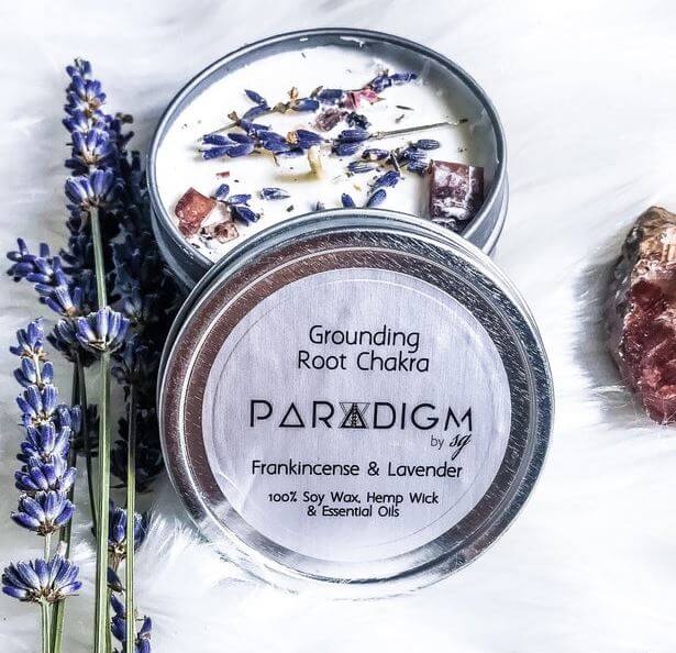 Root chakra candle healing