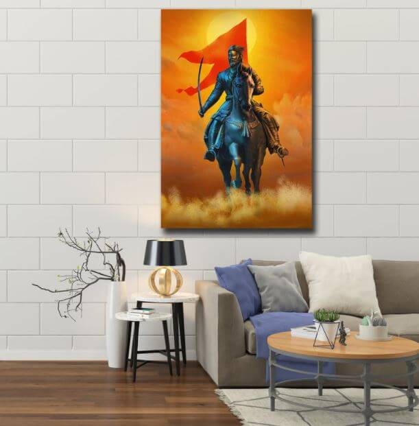 Shivaji Maharaj Canvas Painting buy online