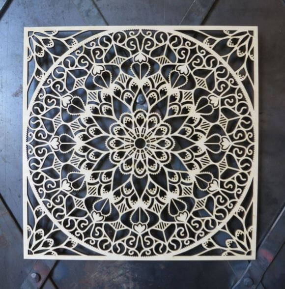 Square Wooden Mandala buy online
