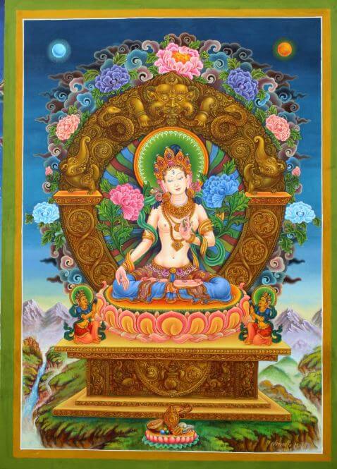 Thangka painting in Nepal