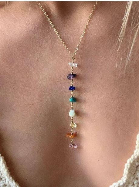 chakra orgone healing necklace